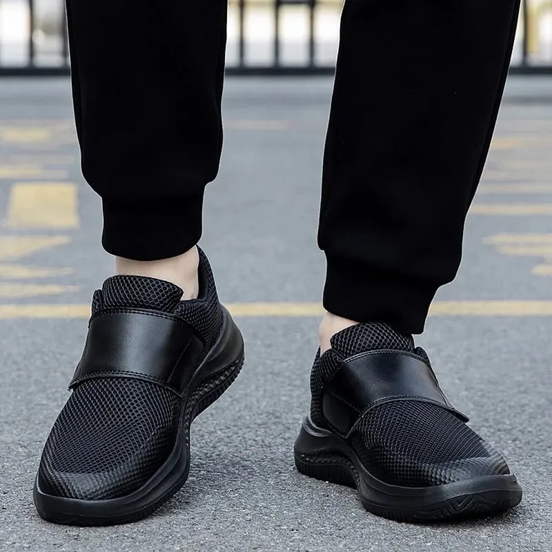 Men Orthopedics Wide Feet Swollen Walking Casual Shoes Thumb Eversion Adjusting Soft Comfortable Diabetic Man Shoes Big Size — image 4