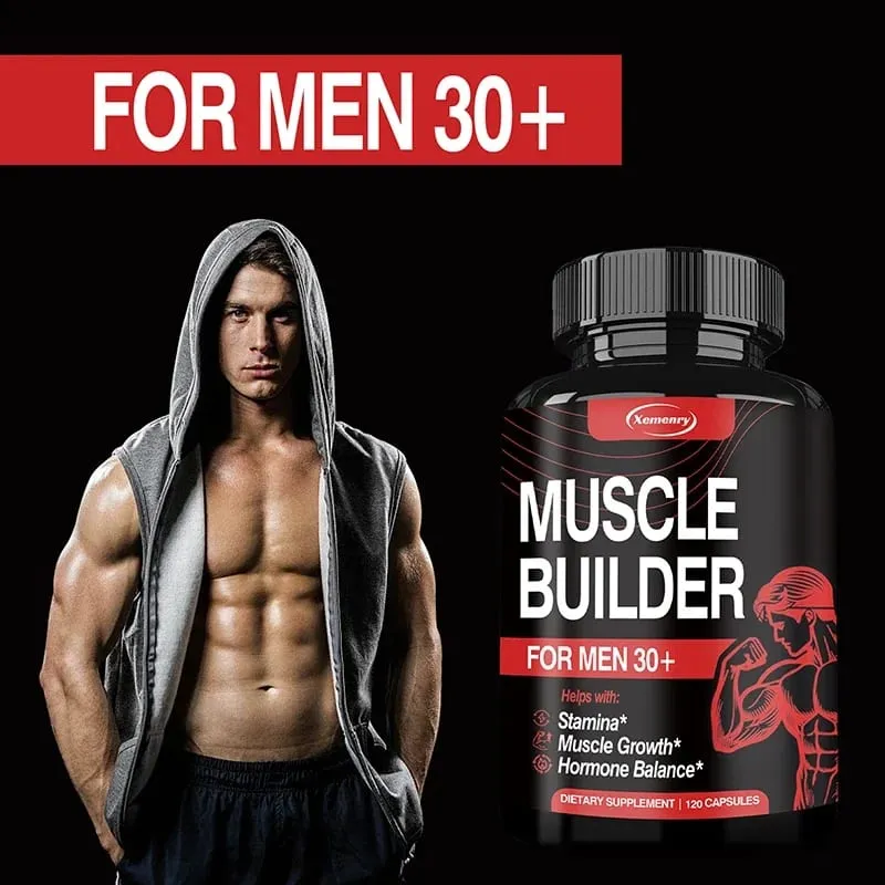 Muscle Builder for Men 30+ - Boosts Muscle Strength and Endurance Supports Hormone Balance — image 4