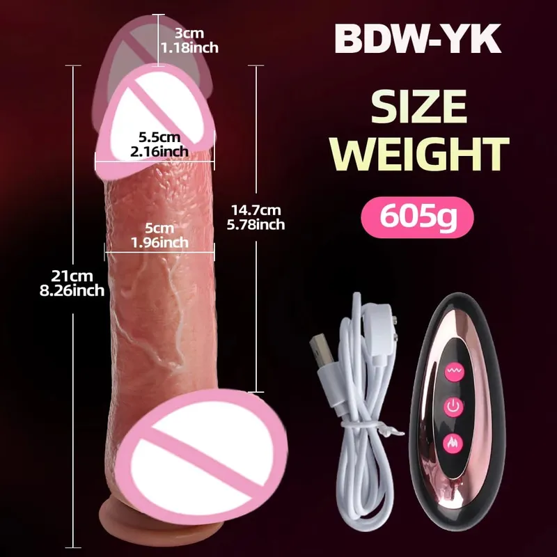 Thrusting DildoสมจริงPenis G Spot Clitoris Stimulatorของเล่นสำหรับผู้ใหญ่ซิลิโคนMan Dickสำหรับผู้หญิงคู่ผลิตภัณฑ์ — image 9