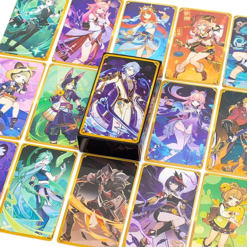 Anime Game Genius Invokation TCG 65Pcs/Set Hot 9.5*5.5cm Collectible Card Collection for Desktop Gaming — image 6