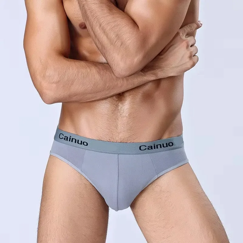 5Pcs/Set Men Briefs Summer Men’s Underwear Male Large Size Elastic Boy Underpants Comfortable Solid Fungi-Proofing Men Panties — image 3