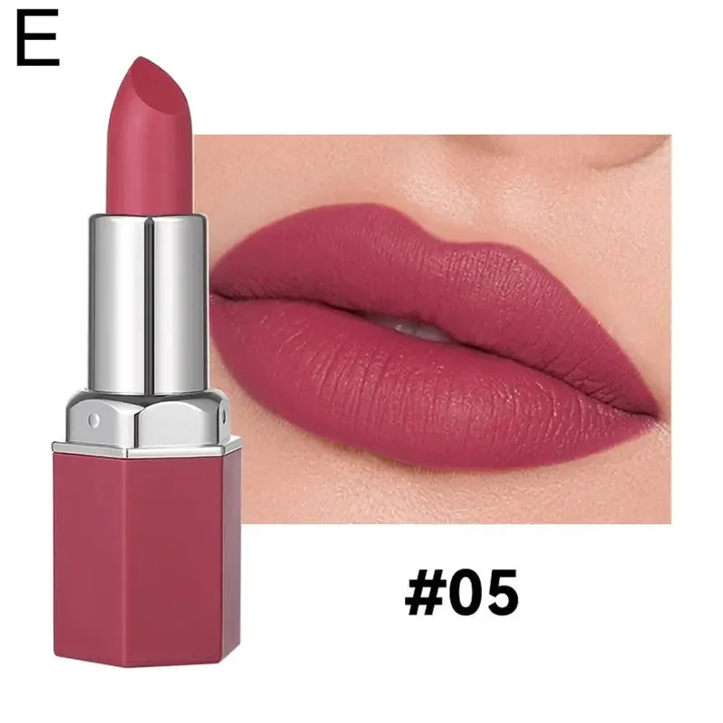 Nude Matte Lipstick Non-stick Cup Lip Stick Not Fading Velvet Lipsticks Waterproof Long Lasting Sexy Red Pink Makeup Cosmetics