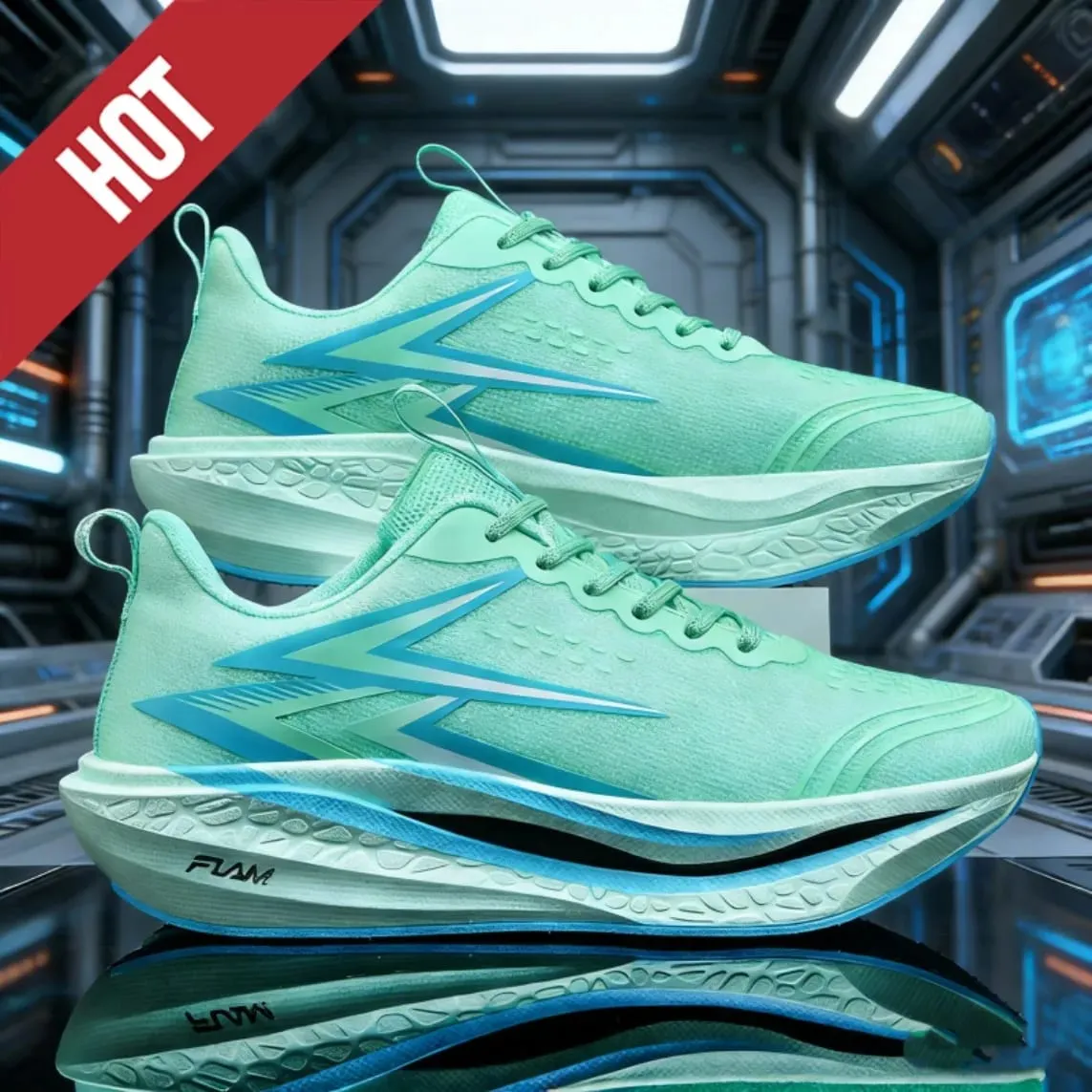 Men Women Carbon Plate Marathon Running Shoes Breathable Lightweight Non-Slip Racing Training Sports Athletic Sneakers — image 4