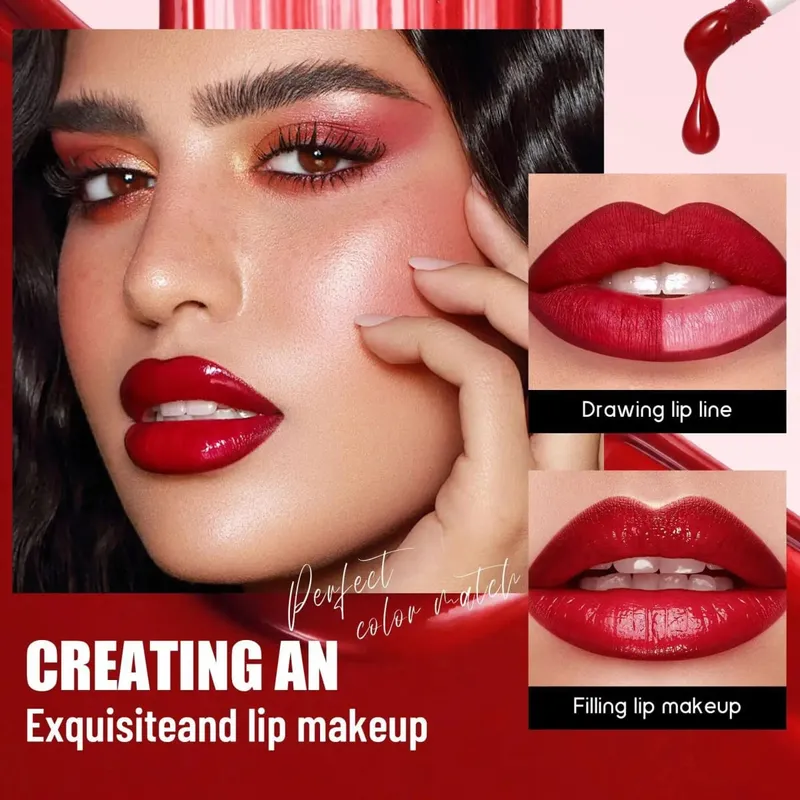 Matte Liquid Lipstick 6Pcs Set Waterproof Long Lasting Lip Plumper Hydrated Non Fade Makeup Gift Collection — image 4