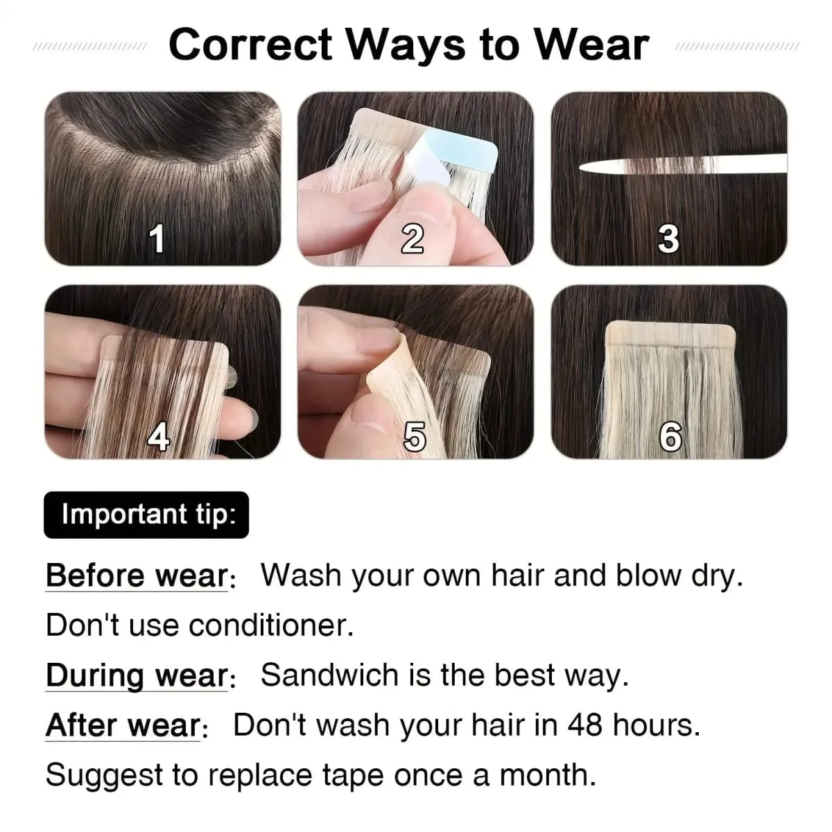 Straight Invisible Tape In Human Hair Extensions 100% Human Hair Adhesive Glue Remy Hair #2 #4 Medium Brown PU Seamless Tape In — image 6