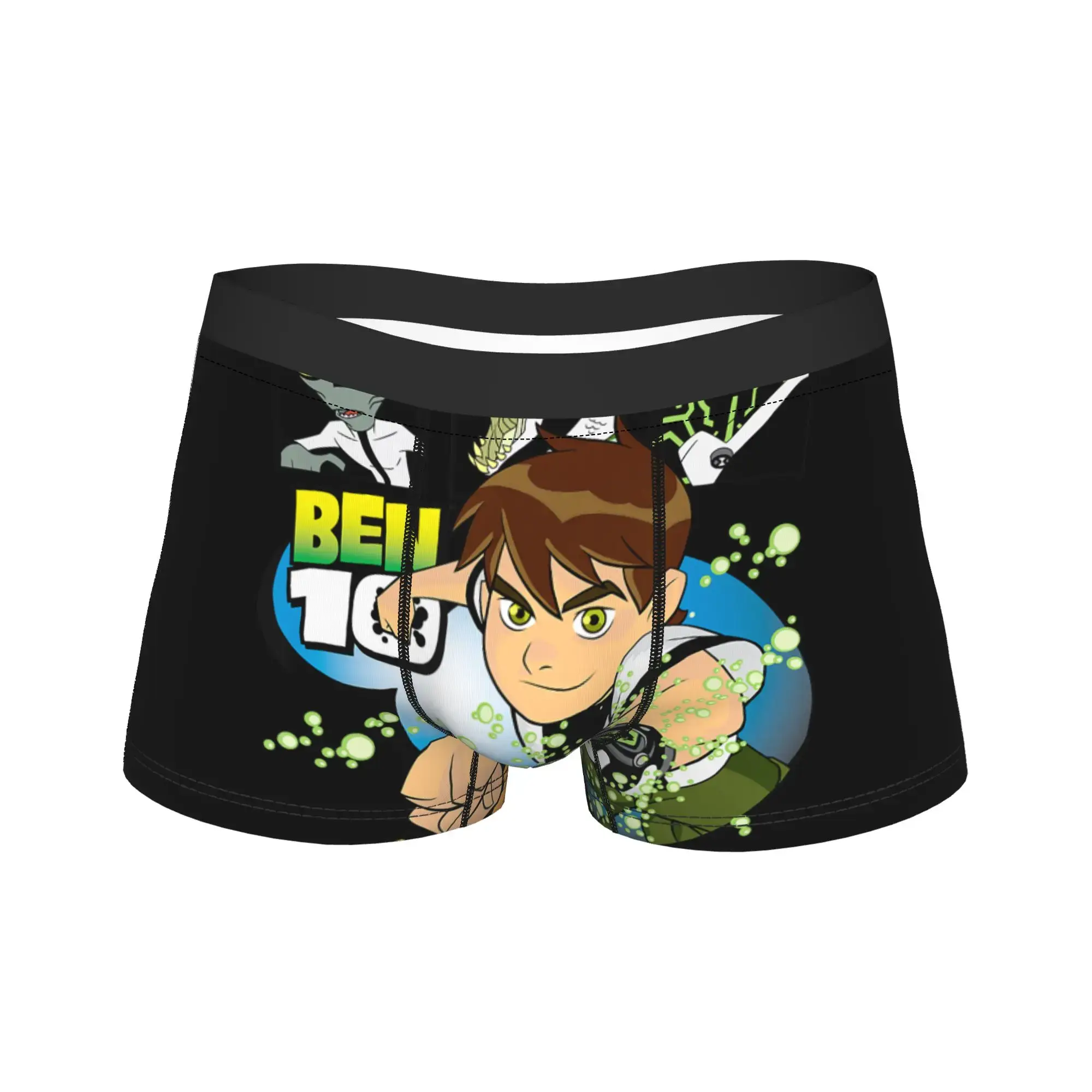 Ben 10 Aliens sous-vêtements culotte classique short douanier slip pour homme pochette 3D coffre grande taille