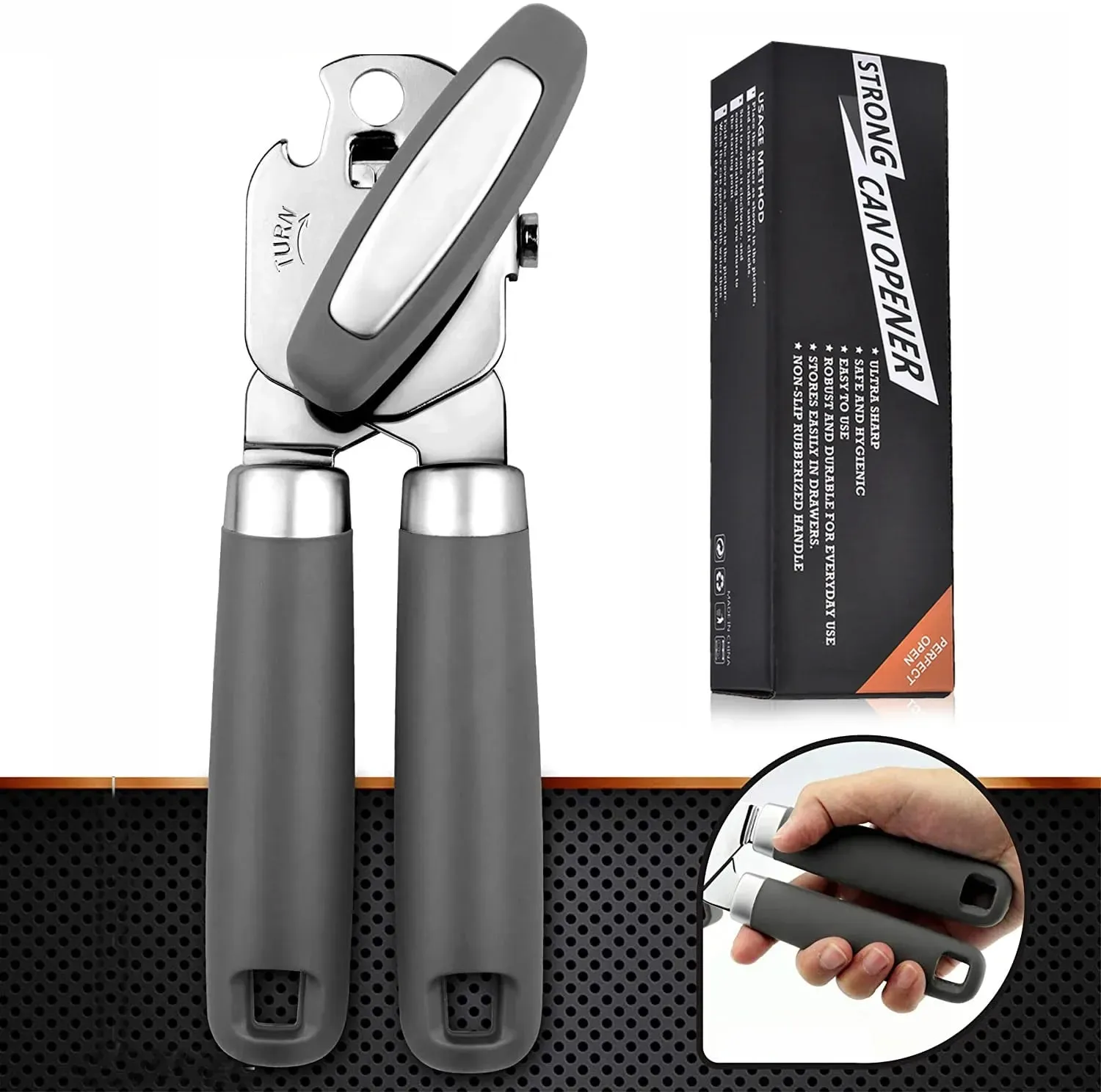 Professional Can Openers Multifunctional Bottle Opener Stainless Steel Manual Beer Corkscrew Kitchen Gadgets Wine Accessories — image 9