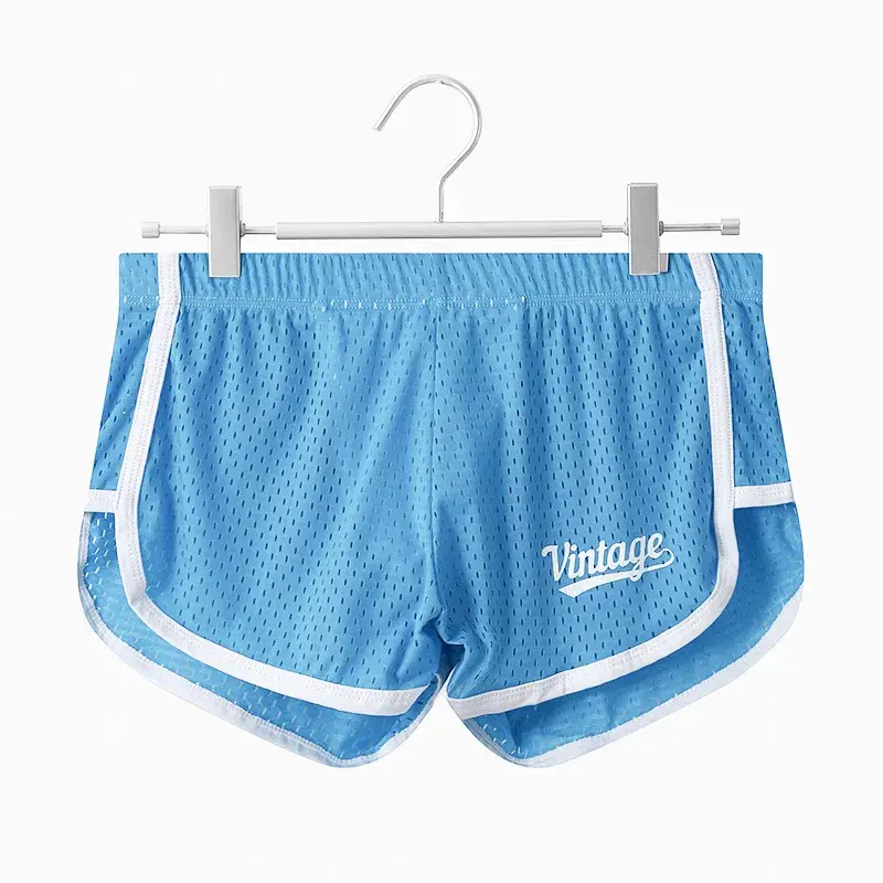 Men's Ice Silk Hollow Boxer Briefs Summer Breathable Sports Shorts Underwear Sexy Underpants Mesh Panties — image 5