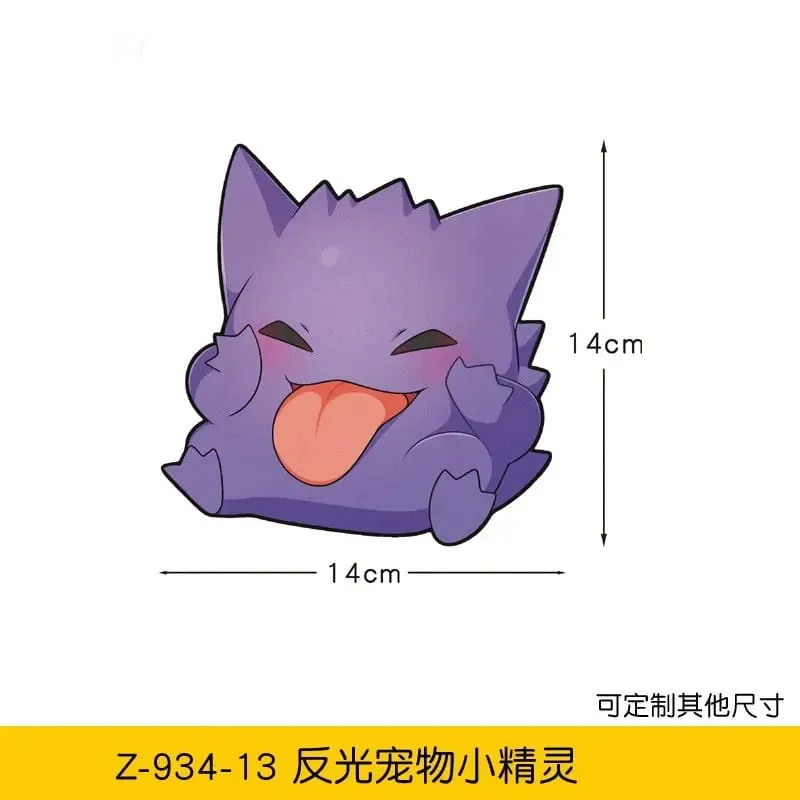 20 Arten Pokemon-Autoaufkleber, Anime-Figur, Pikachu, Gengar, Eevee, Charmander, niedliche Cartoon-Puppe, kreative Aufkleber, Geburtstagsgeschenke — image 23