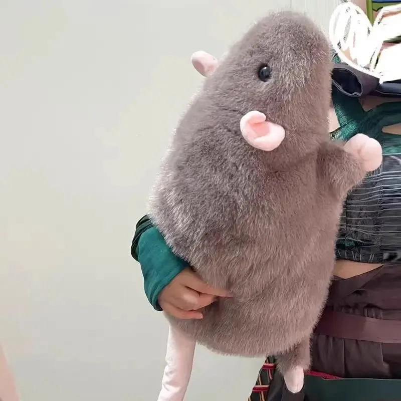 Floral Branch Rat Plush – Cuddly Mouse Pillow in 3 Sizes (35/50/90cm) Adorable Kawaii Stuffed Animal for Bed or Couch Decor — image 9