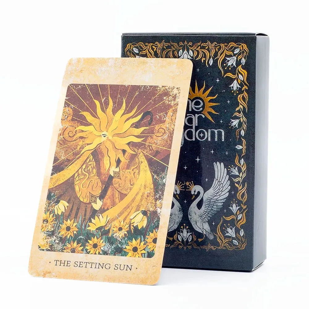 The Solar Kingdom Tarot Deck 78 Card Oracle Set for Cosmic Insight and Divination English Versions Edition Board Playing Game — image 1