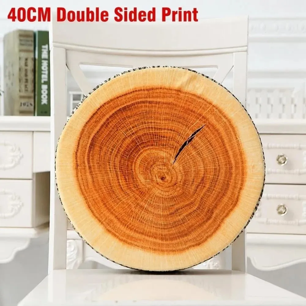 Creative Round Fruit Pillow Fruit Slice Print Simulation Throw Pillow Stuffed Inner Plush Fabric Plush Pillow Office Rest — image 16