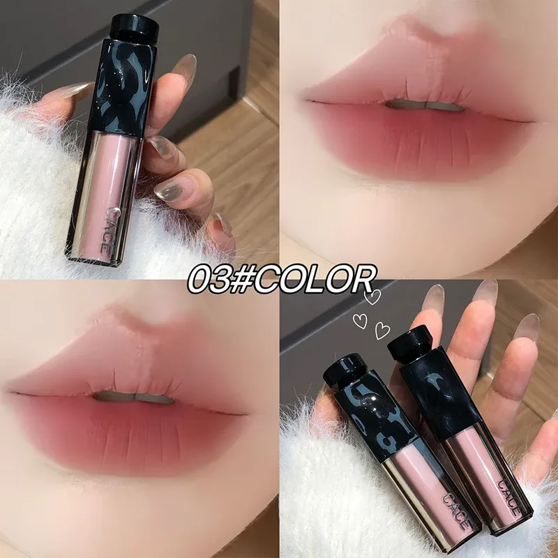 6 Colors Mist Velvet Nude Liquid Lipstick Waterproof Long Lasting Lipgloss Non-stick Cup Sexy Red Lip Tint Stain Cosmetics — image 3