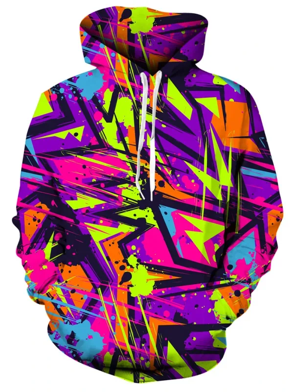 Herenhoodies Dierenkatprint 3D Patternv Herfstpullover met capuchon en zak met capuchon Streetwear Los comfortabel — image 13