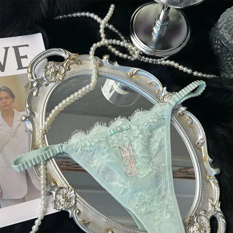 Kant Vrouwen Ondergoed Mini Slipje Fancy Elegante Slips Sexy Transparante Vrouwelijke Lingerie Intieme Kleding Lage Taille G-String — image 4