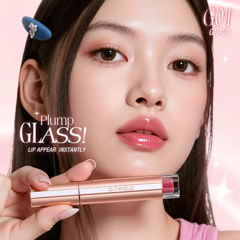O.TWO.O 8pcs Lipstick Set Liquid Lip Gloss Glossy Finish High-Shine Long Lasting Moisturize Non-Stick Glassy Lipstick Makeup Set — image 2