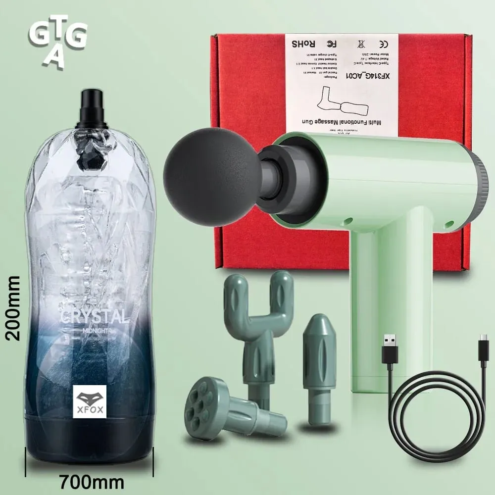 Fascia Gun Massager Adapter Sex Machine Accessories Male Electric Masturbator Electric Aircraft Cup Adult Sex Toys — image 4