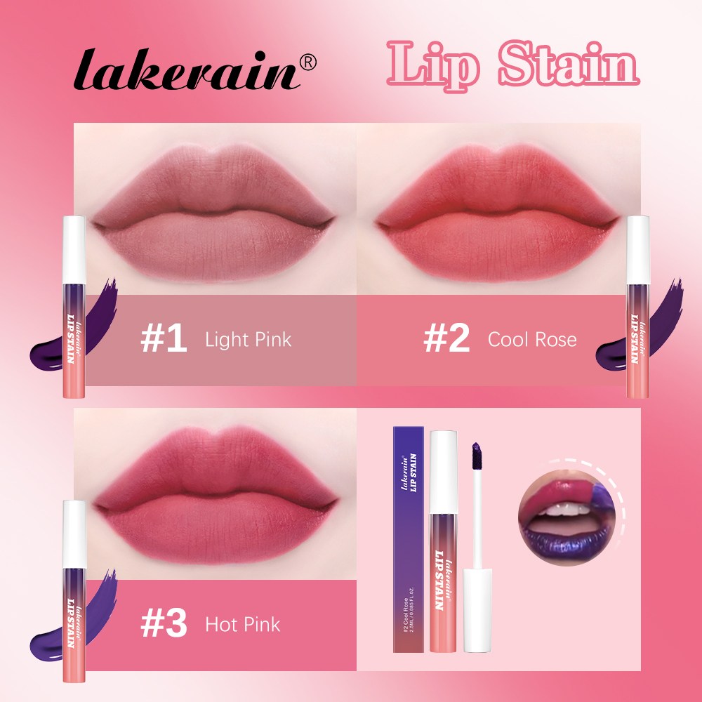 Blading Lip Gloss Peel and Stick Set Long-lasting Waterproof Pink Lip Gloss Transfer Resistant Natural Lip Cosmetics 3 Colors — image 5
