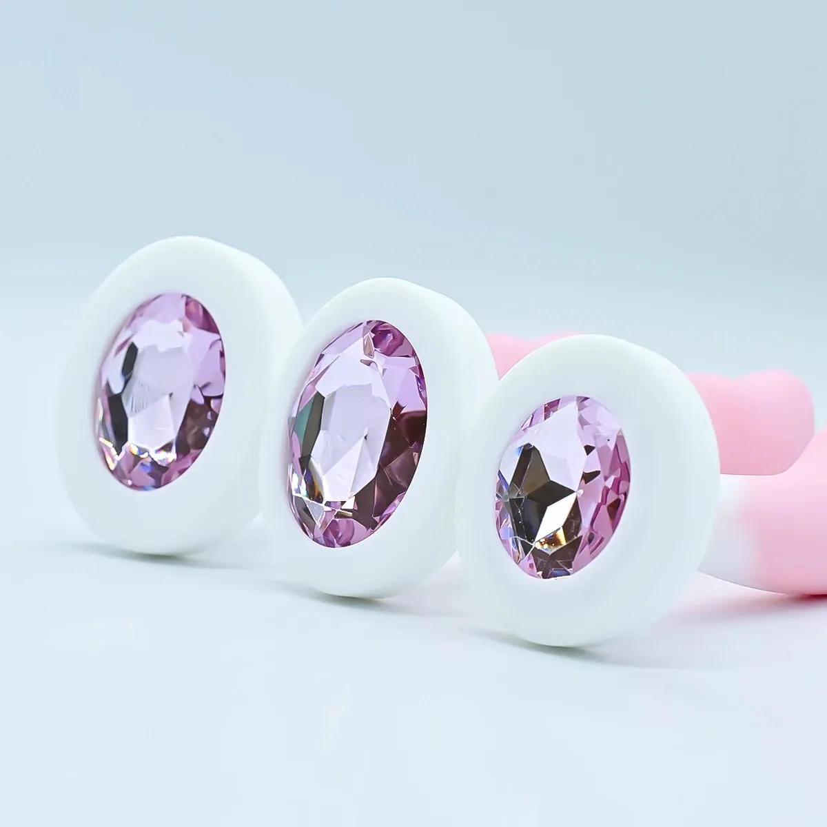 Silicone Anal Plug G-point Massage Gem Crystal Base Butt Plug Anal Masturbation Stimulator Anal Dilatancy Dildos Adult Sex Toys — image 6