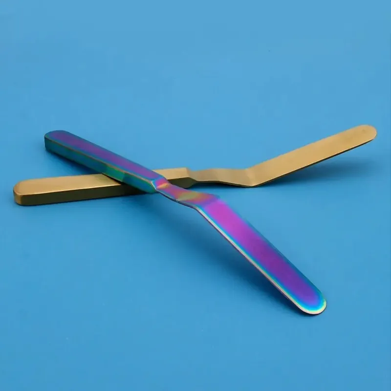 Kitchen Gadgets Stainless Steel Butter Scraper 8 Inch Comfortable Grip Cake Icing Spatula Rust-proof Jam Spreader Bread — image 5