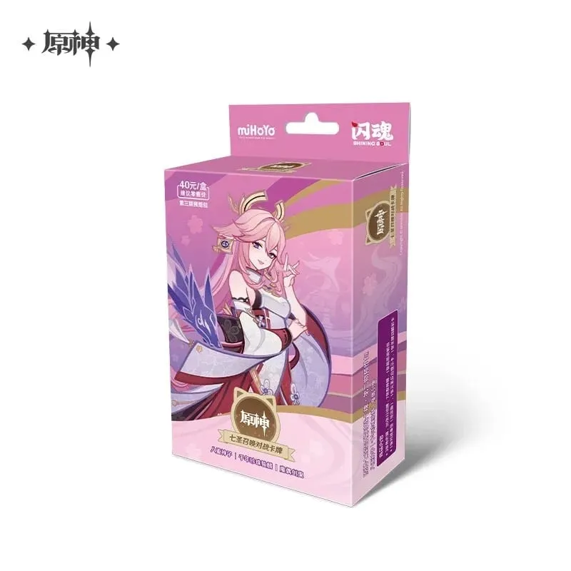 Original Genshin Impact Card Genius Invokation TCG Battle Card Hu Tao Raiden Shogun Anime Character Collection Card Kid Toy Gift — image 20
