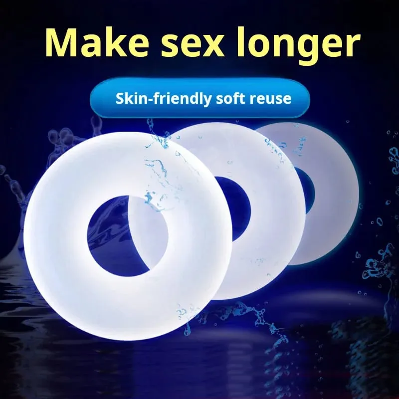3 PCS/Set Penis Rings Delay Ring for Men Male Delay Ejaculation Lasting Pleasure Adjustable Penis Sex Toy for Couples