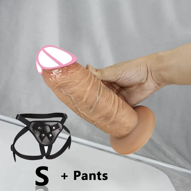 Dlouhý penis Velký péro Super realistická Silná dilda Silikonové Anální Dildo Vaginální expandér Sexuální hračka pro dospělé Žena Masturbace anální kolík — image 9