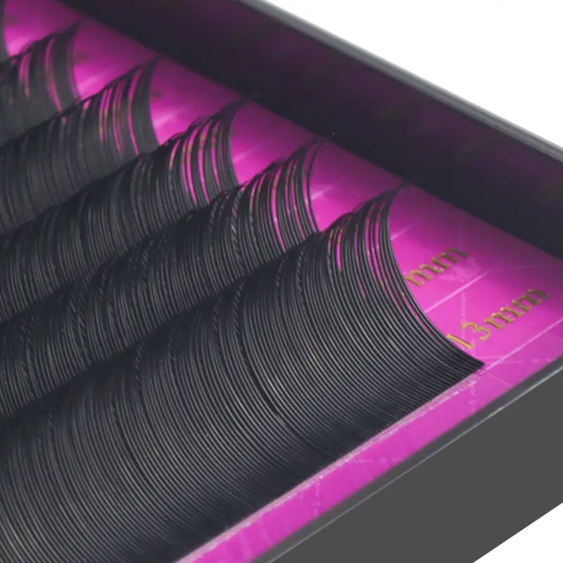 wholesale 16Rows High quality mink synthetic eyelash single natural eyelashes fake false eye lash make up