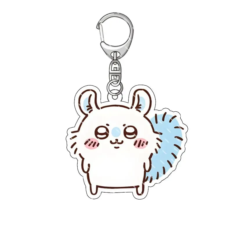 jiyi Pendant Anime Comic Acrylic Peripheral Keychain Hachiware Usagi Cute Pendant Bag Hanging Decoration Decoration