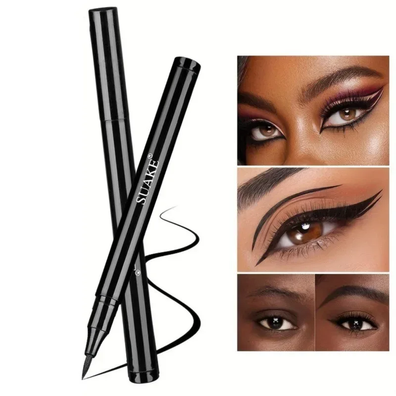 Black Waterproof Sweat-Proof and Smudge-Proof Eyeliner Creates a Natural Look and Glides on Quickly and Easily.