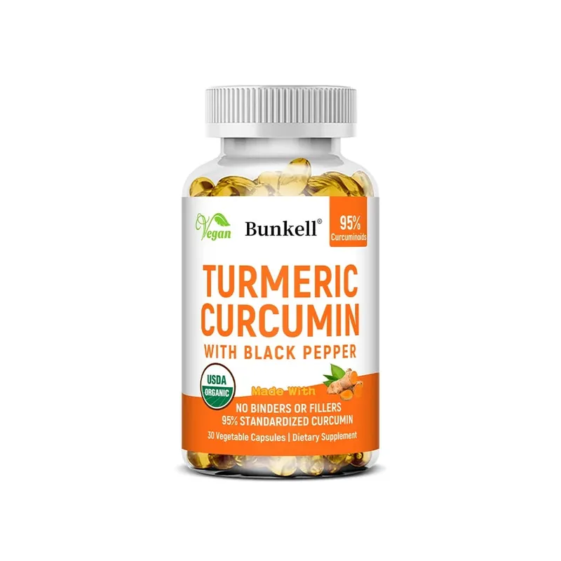 Turmeric Curcumin - with Black Pepper - Helps Improve Joint Comfort and Mobility Antioxidant and Immune Support - 120 Capsules — image 8