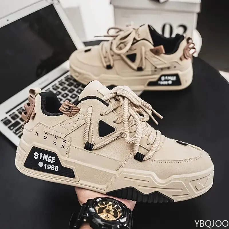 Spring men's new fashionable low top board shoes trendy versatile sports shoes casual comfortable men's sneakers — image 4