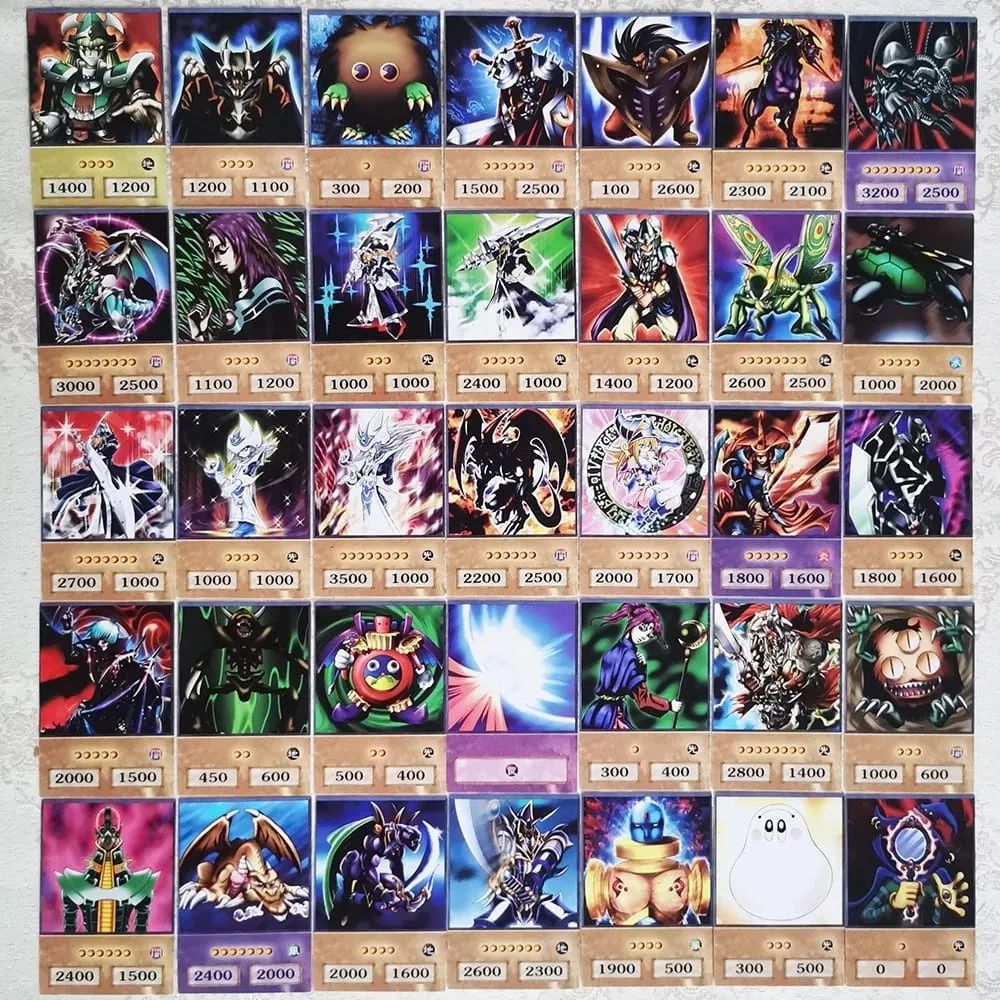 100PCS/BOX Yu-Gi-Oh! Dueling 63*88 Mm Monsters Blue-Eyes White Dragon Cards E-HERO Yugioh Exodia GX Classical Card