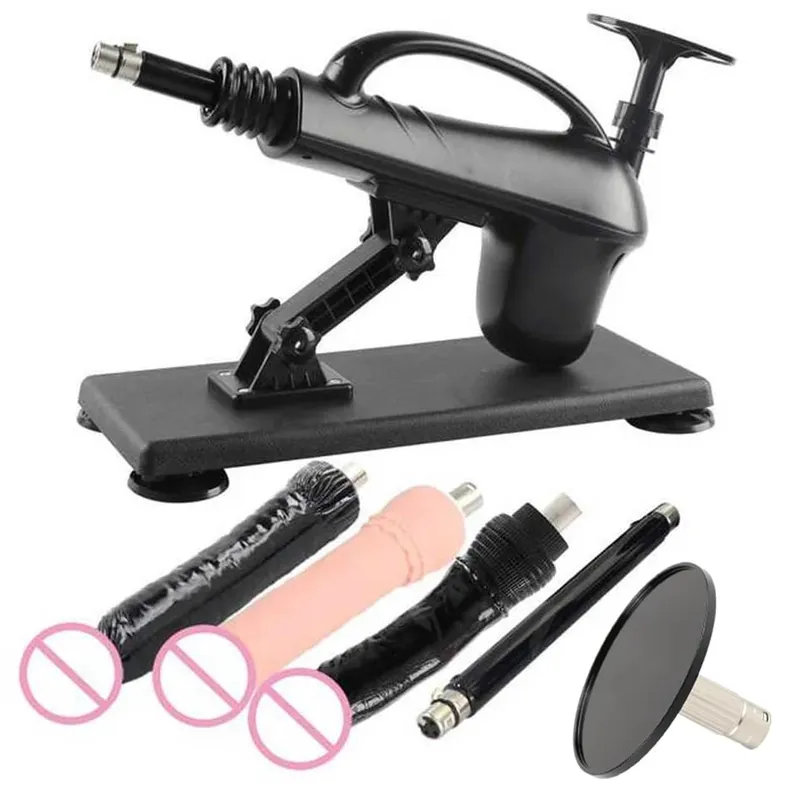 Portable Automatic Masturbation Machine for Women with Big Dildo Men's Sex Toy Pumping Gun for Couples — image 9