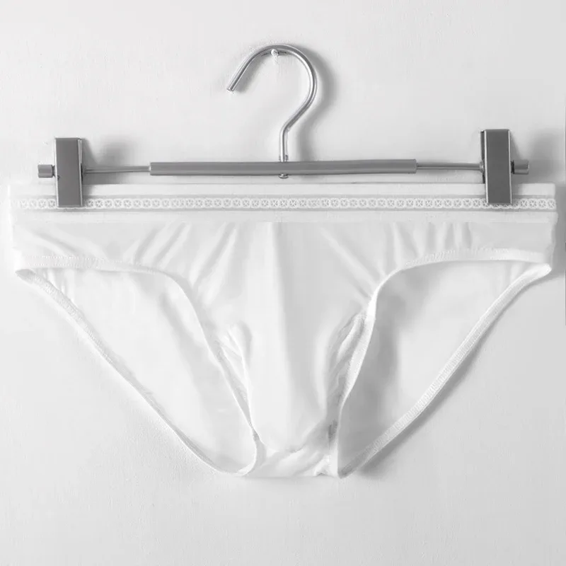 Summer New Men's Briefs Men's Gunmetal Separation Breathable Men's Ice Silk Cool Briefs — image 9