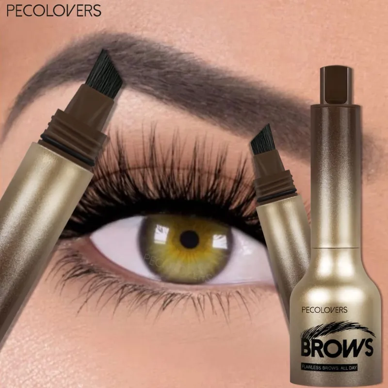 4 Pcs/SET Eyebrow Products Makeup 3 in 1 The Face Contouring Eyebrow Hairline Contour Fine Powder Soft Mist Brow Look — image 4