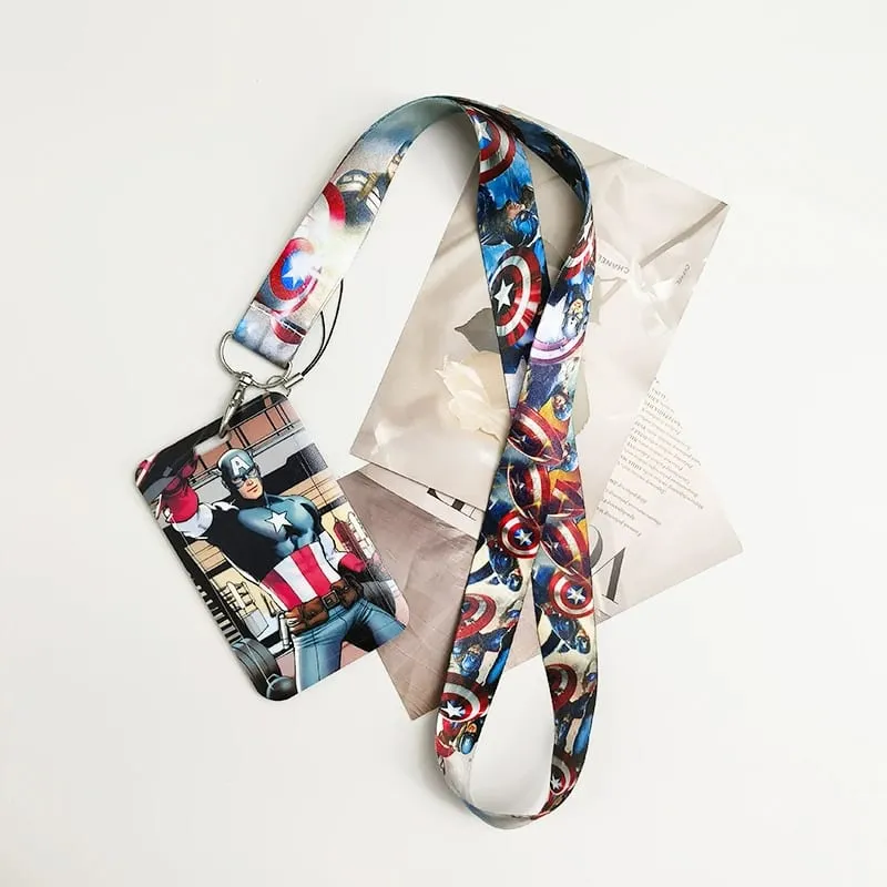 American Anime Credential Holder Movie Lanyards for Key Neck Strap Card Badge Gym Keychain Keyring Accessories Gifts — image 11