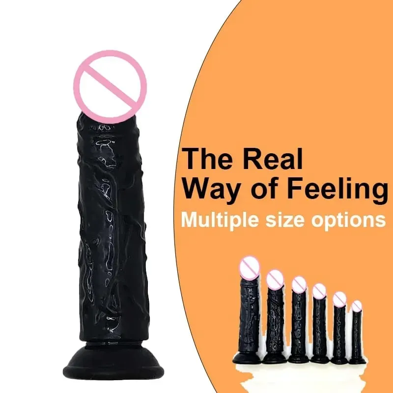 Realistic Dildo With Suction Cup Huge Jelly Fake Dick Big Penis Dildos Sex Toy for Woman Plug Adult Erotic Men Anal Butt WONGRUO — image 3