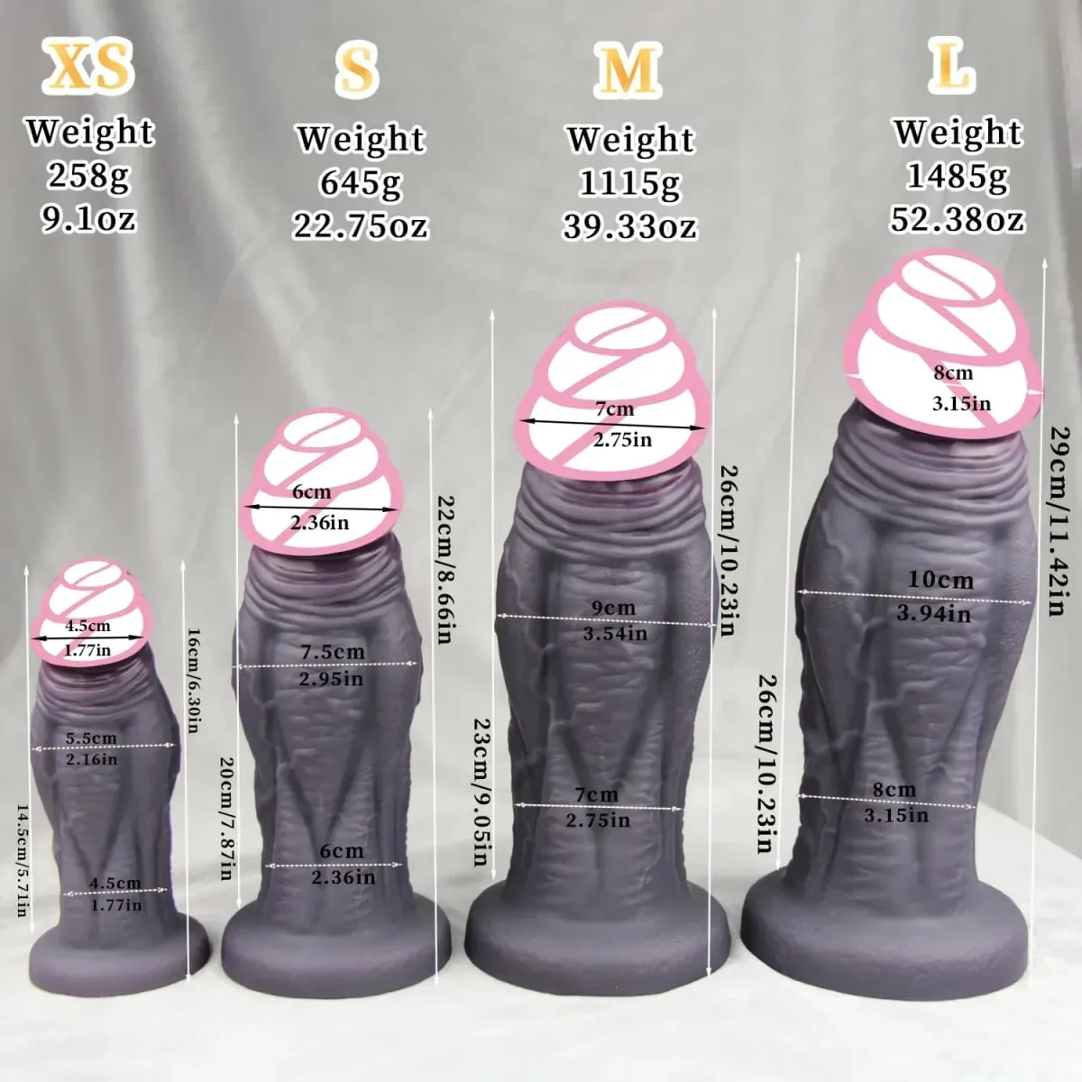 Großer weicher Dildo, superweicher Silikon-großer Penis mit Saugnapf, flexibles G-Punkt-Sexspielzeug für Frauen, Männer, Lesben — image 6
