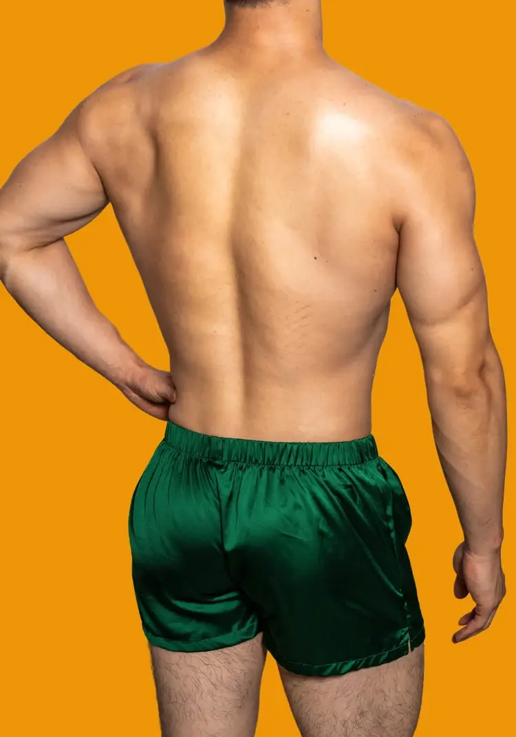 Men's Silk Smooth Sexy Boxers Underwear Low-Rise Lingerie Hot Cueca Masculino Inner Wear Underpants Stretch Loose Fit Sleepwear — image 7