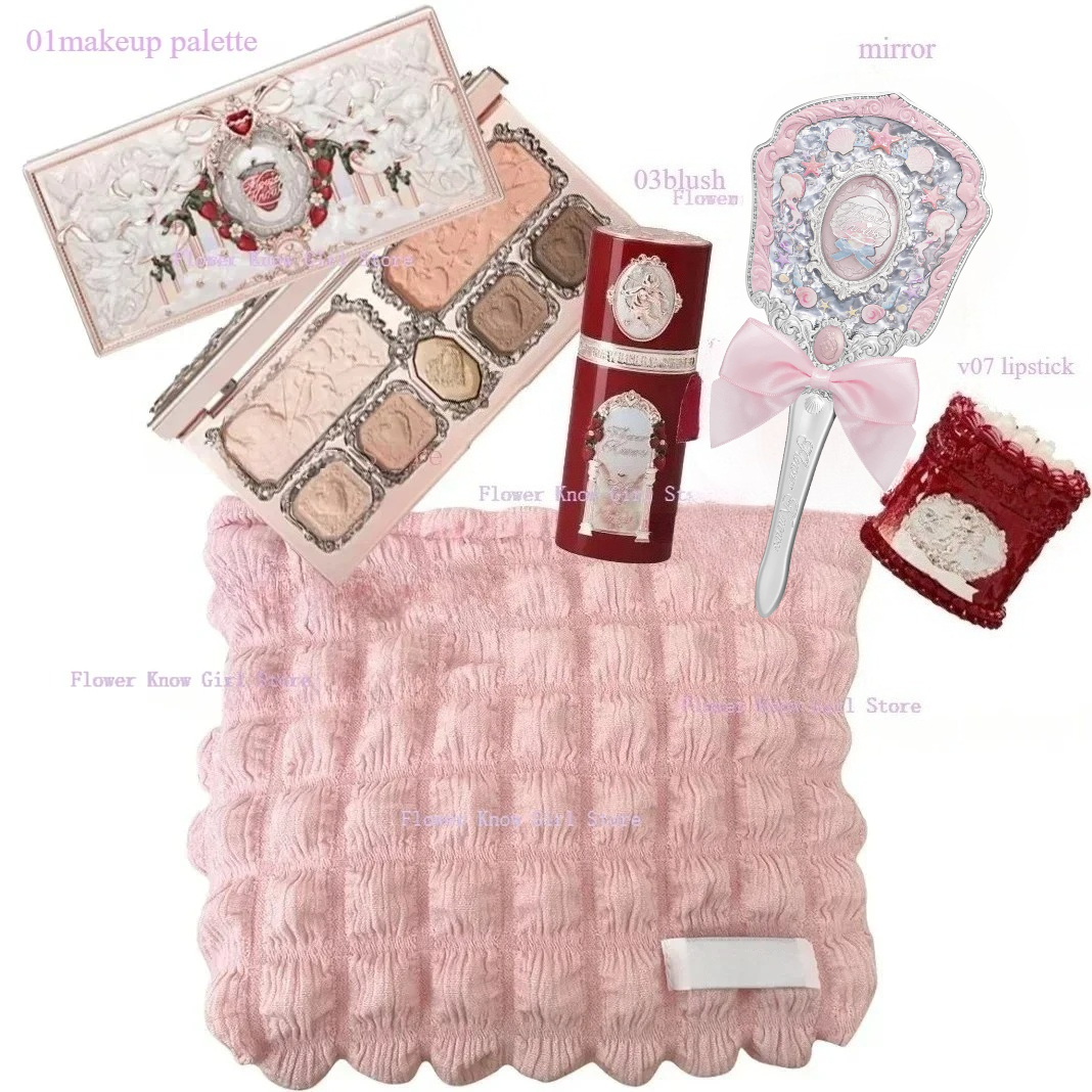 Fleur savoir fraise cupidon maquillage Gif boîte fard à paupières liquide joues lèvres rouges argile poudre 9 pièces/ensemble — image 13