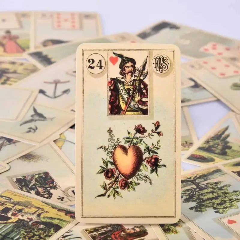 Grand Tableau Lenormand Tarot Divination Tools Oracle Card 36pcs Party Tarot Card Board Game Tarot Fortune Telling Cards — image 4