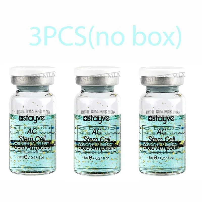 Stayve BB Cream Glow AC Stem Cell Gold Ampoule Serum Niacinamide&Vitamin E Skin Moisturizing Facial Care Starter Kit Daily Use — image 10
