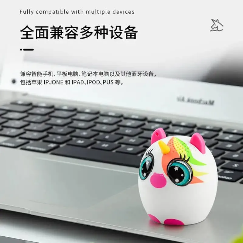 Haut-parleurs Bluetooth portables licorne, appels mains libres, petits haut-parleurs, basses lourdes, sans fil, stéréo, pour téléphone, public — image 6