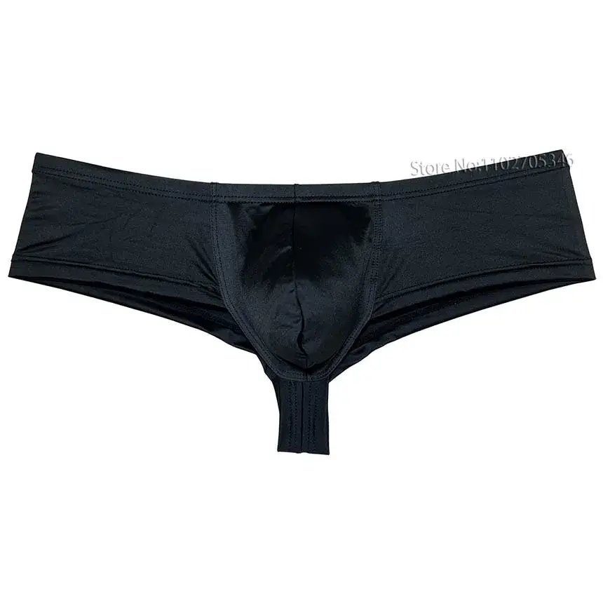 Cheeky Briefs Men's Bikini Underwear Enhance Contour Pouch Tangas Micro Boxershorts Sexy Low Rise Trunks Comfy Silky Breathable — image 14