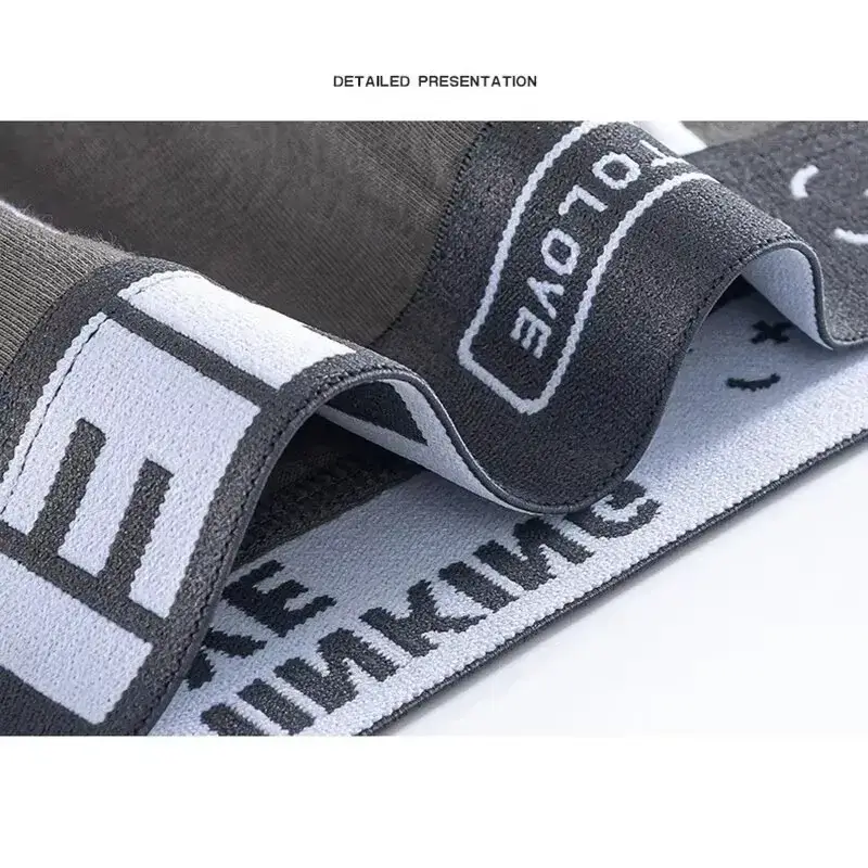 1/4 pièces sous-vêtements pour hommes Boxer en coton sous-vêtements pour hommes Boxer pantalon respirant U convexe sous-vêtements pour hommes Sexy grande taille — image 8