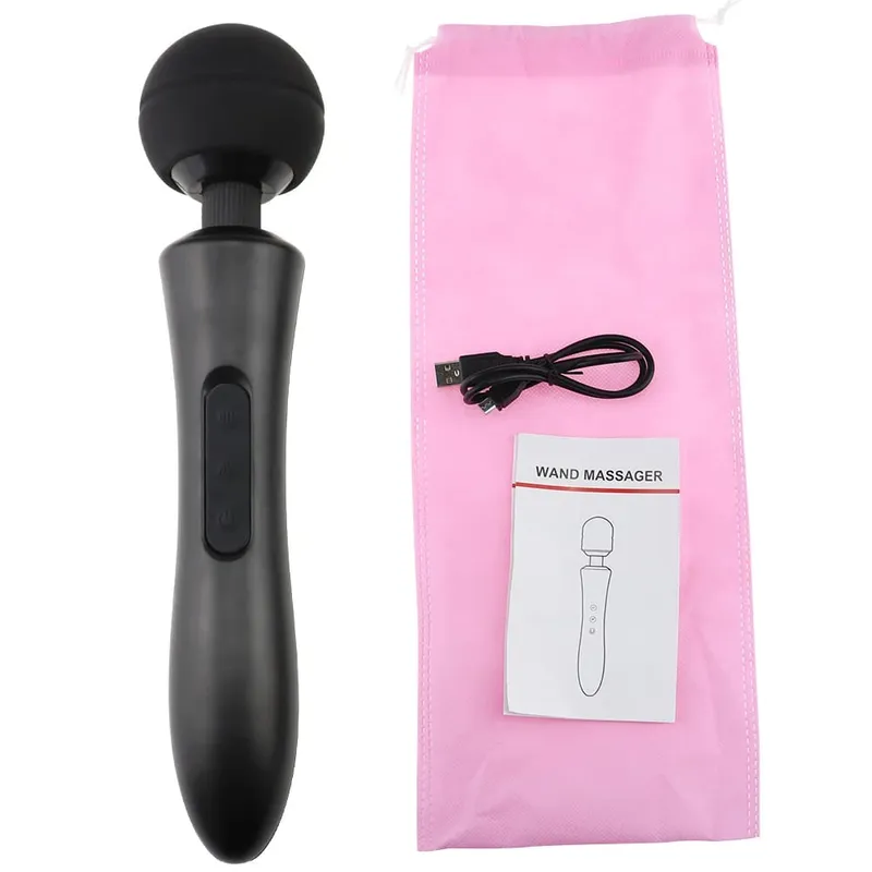 Powerful Magic Wand Vibrator Female G Spot Massager Clitoris Vagina Stimulator Big AV Stick Body Massage Sex Toys for Woman