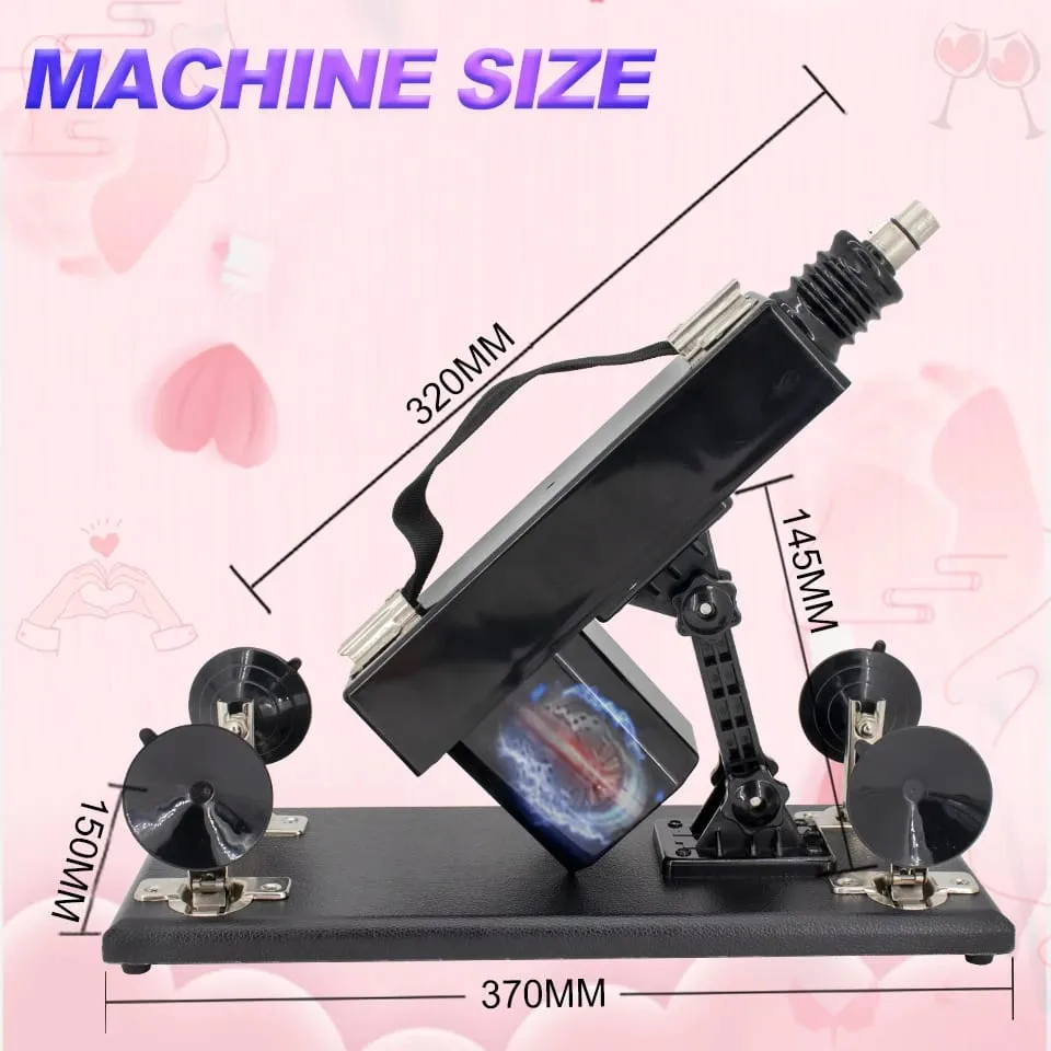 Sex Machine for Woman Adjustable Masturbating Pumping with 3XLR Accessories Sex Gun Love Machine for Men Adult Toys