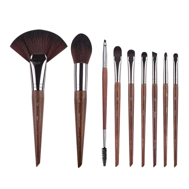 2pc/35pcs MF Natural Wood Soft Makeup Brushes Powder Foundation Concealer Make Up Brush Blush Synthetic Hair Shadow Tools — image 21