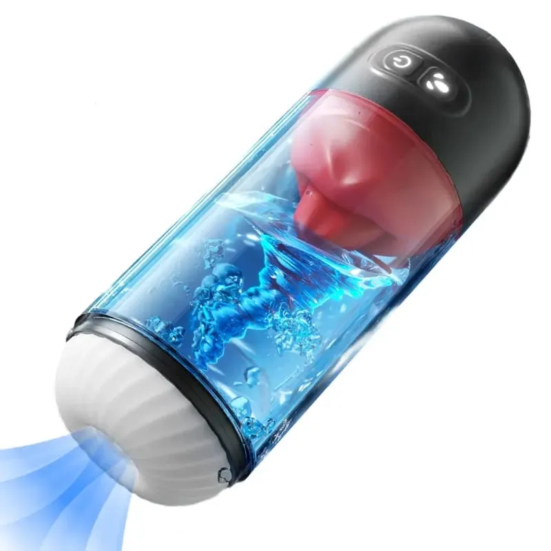 Male Masturbator Penis Training APP Control Automatic Masturbation Cup Licking Blowjob Masturbator 9 Powerful Modes Sex Toys Men — image 1